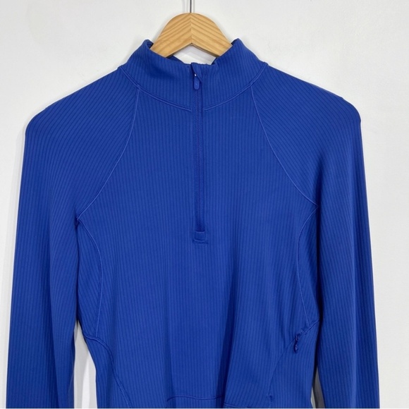 Lululemon Its Rulu Run Cropped Half Zip *Ribbed Psychic - Picture 6 of 11